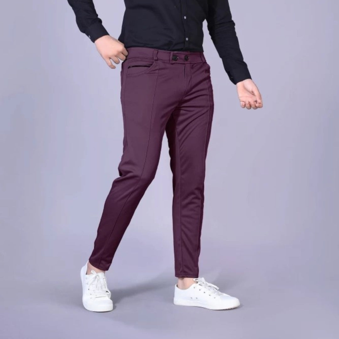 Stylish Double Button Design Track Pants for Mens Wear - HackStar