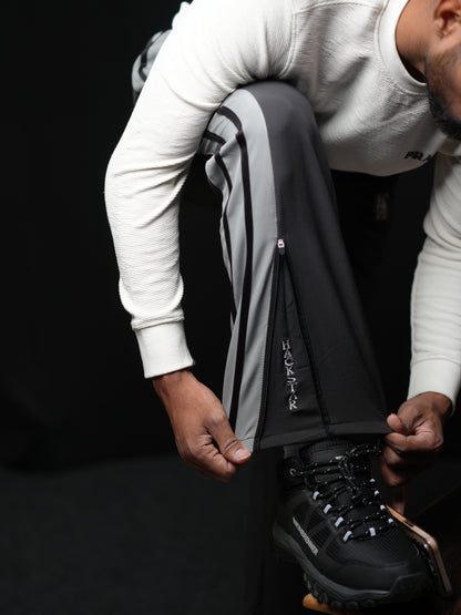 Hackstar Men’s Straight Fit Bootcut Lower | Imported NS Terry Track Pant