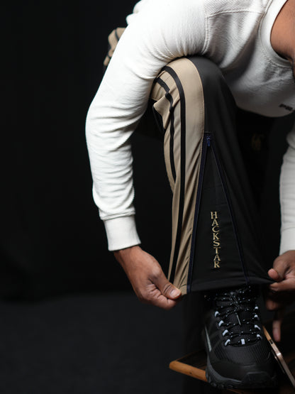 Hackstar Men’s Straight Fit Bootcut Lower | Imported NS Terry Track Pant