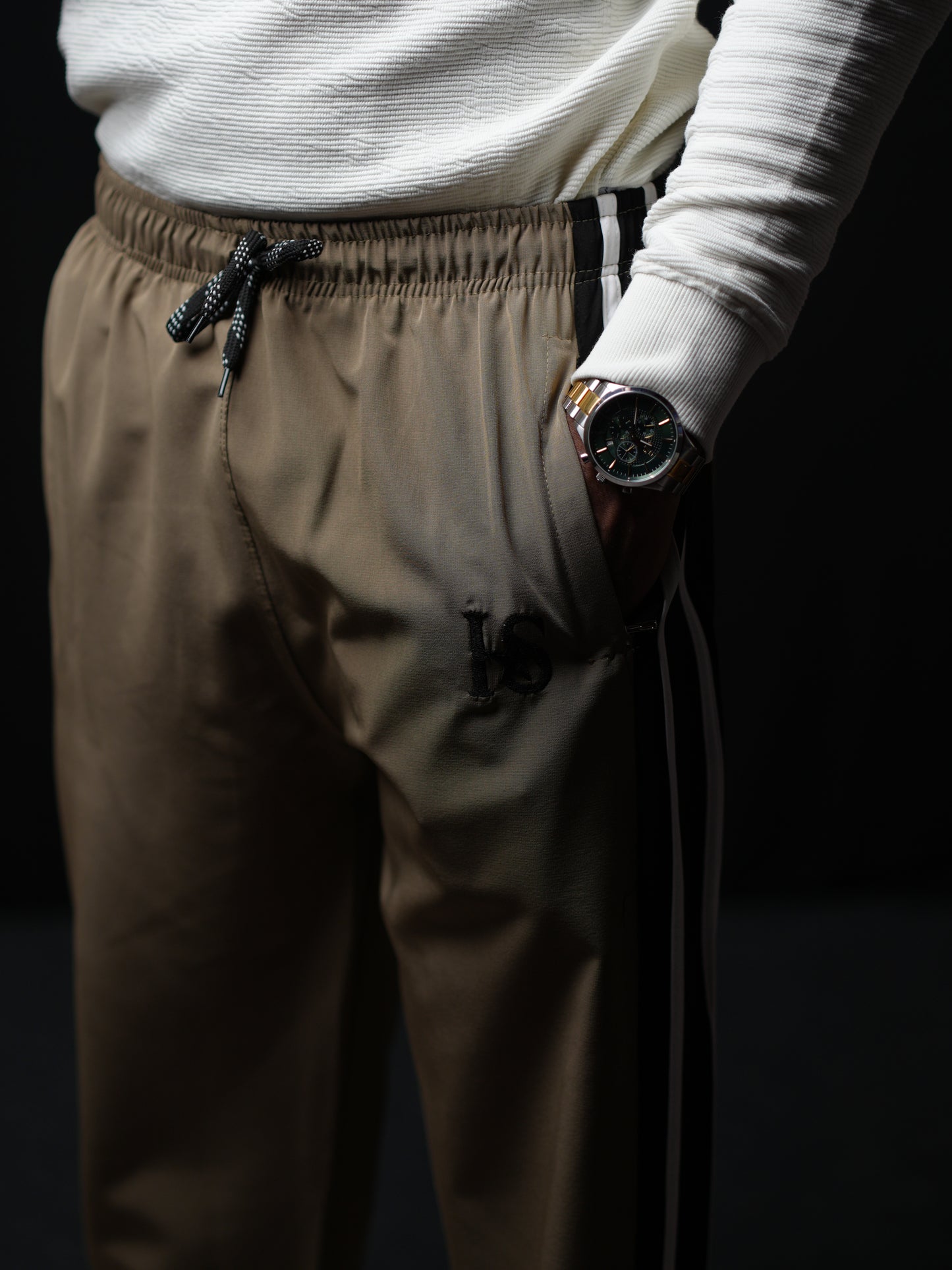 Hackstar Men’s Straight Fit Bootcut Lower | Imported NS Terry Track Pant