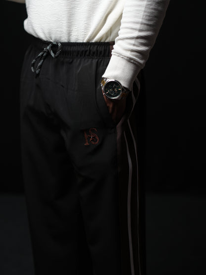 Hackstar Men’s Straight Fit Bootcut Lower | Imported NS Terry Track Pant