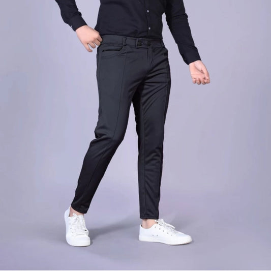 Stylish Double Button Design Track Pants for Mens Wear - HackStar