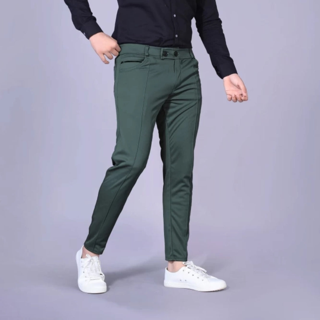 Stylish Double Button Design Track Pants for Mens Wear - HackStar