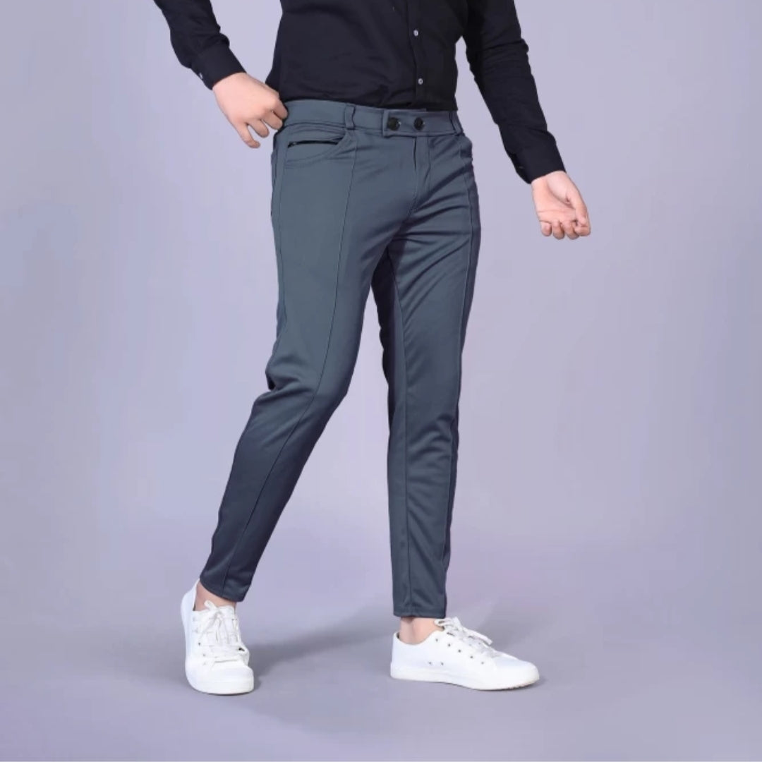Stylish Double Button Design Track Pants for Mens Wear - HackStar